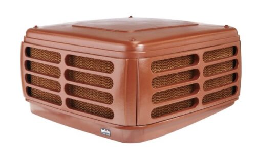 Brivis Advance Terra Red evaporative cooling system in Canberra