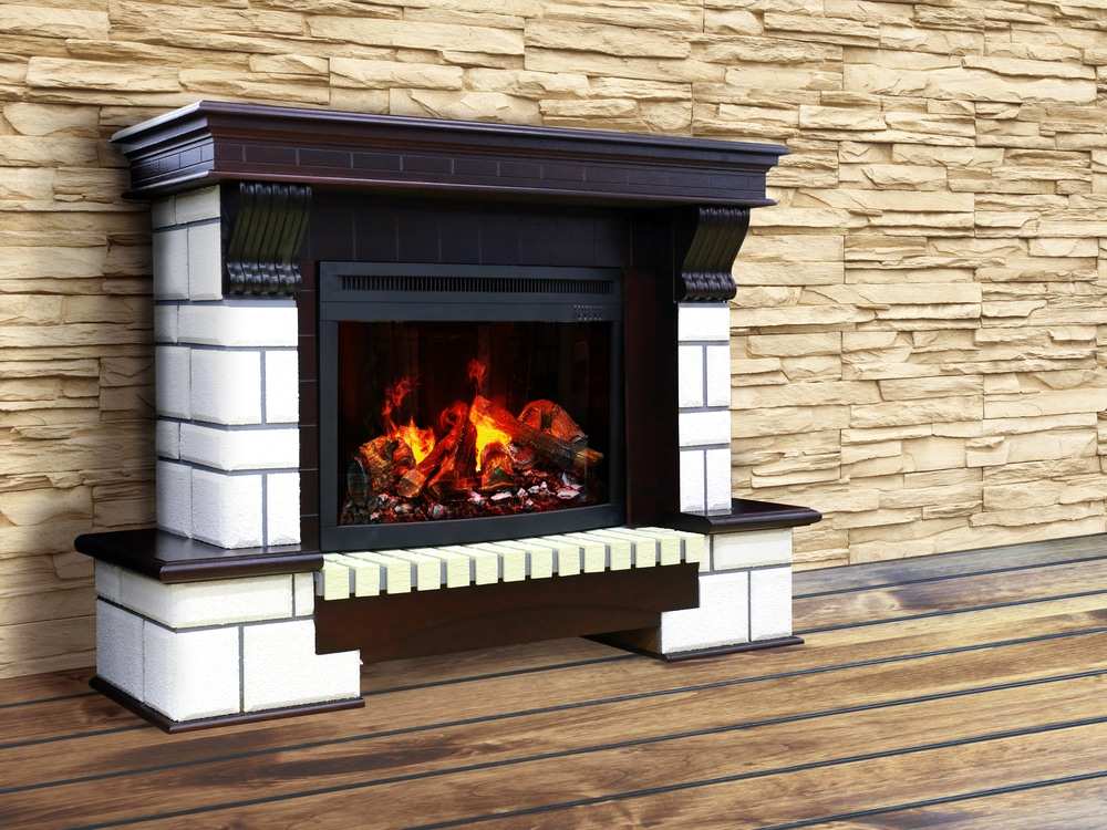 Stylish gas log heater providing warmth for Canberra homes